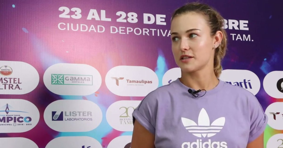 Anna Kalinskaya en Tampico: hija de bádminton, decidió a los 20 años que jugaría tenis por ella misma