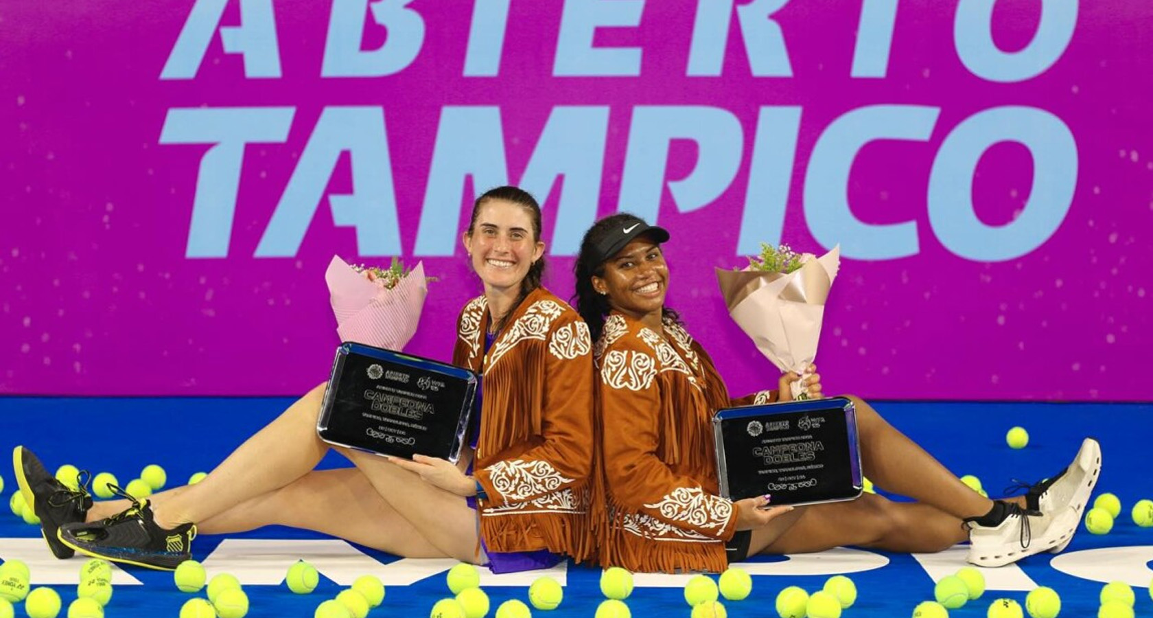 Carmen Corley y Rebecca Marino, campeonas en dobles del Abierto de Tampico 2024