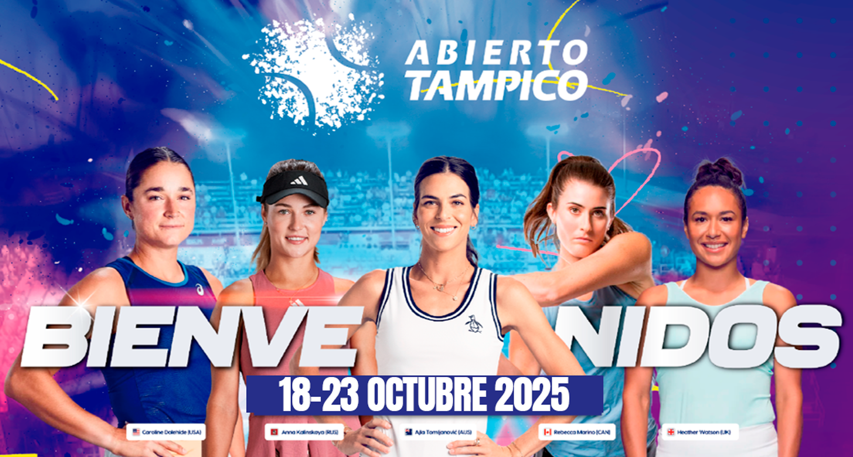 ¡Vuelve el Abierto Tampico! – Del 13 al 18 de octubre de 2025
